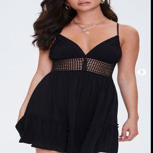 Forever 21 Crochet Waist Dress